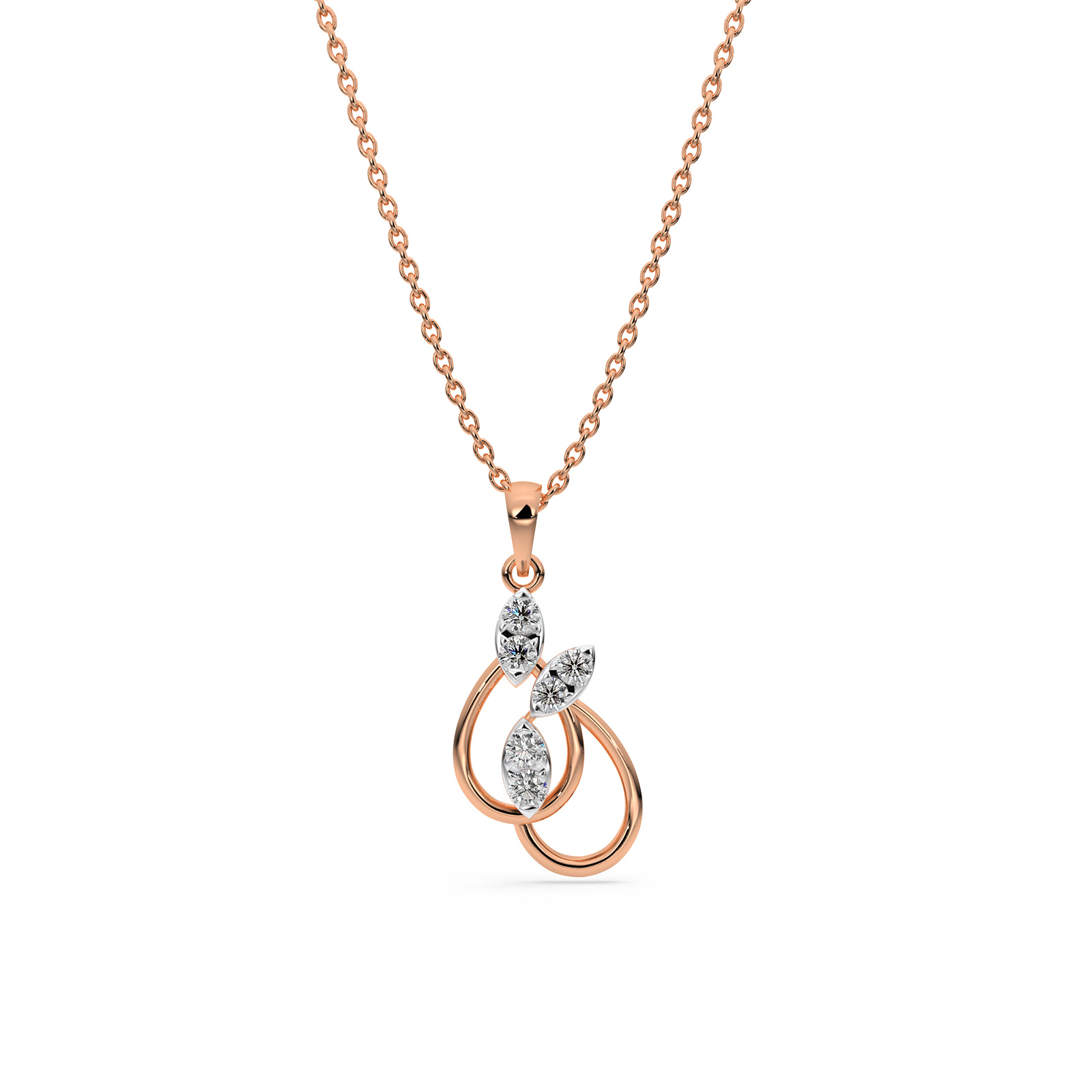 DIAMOND PENDANT 14CT