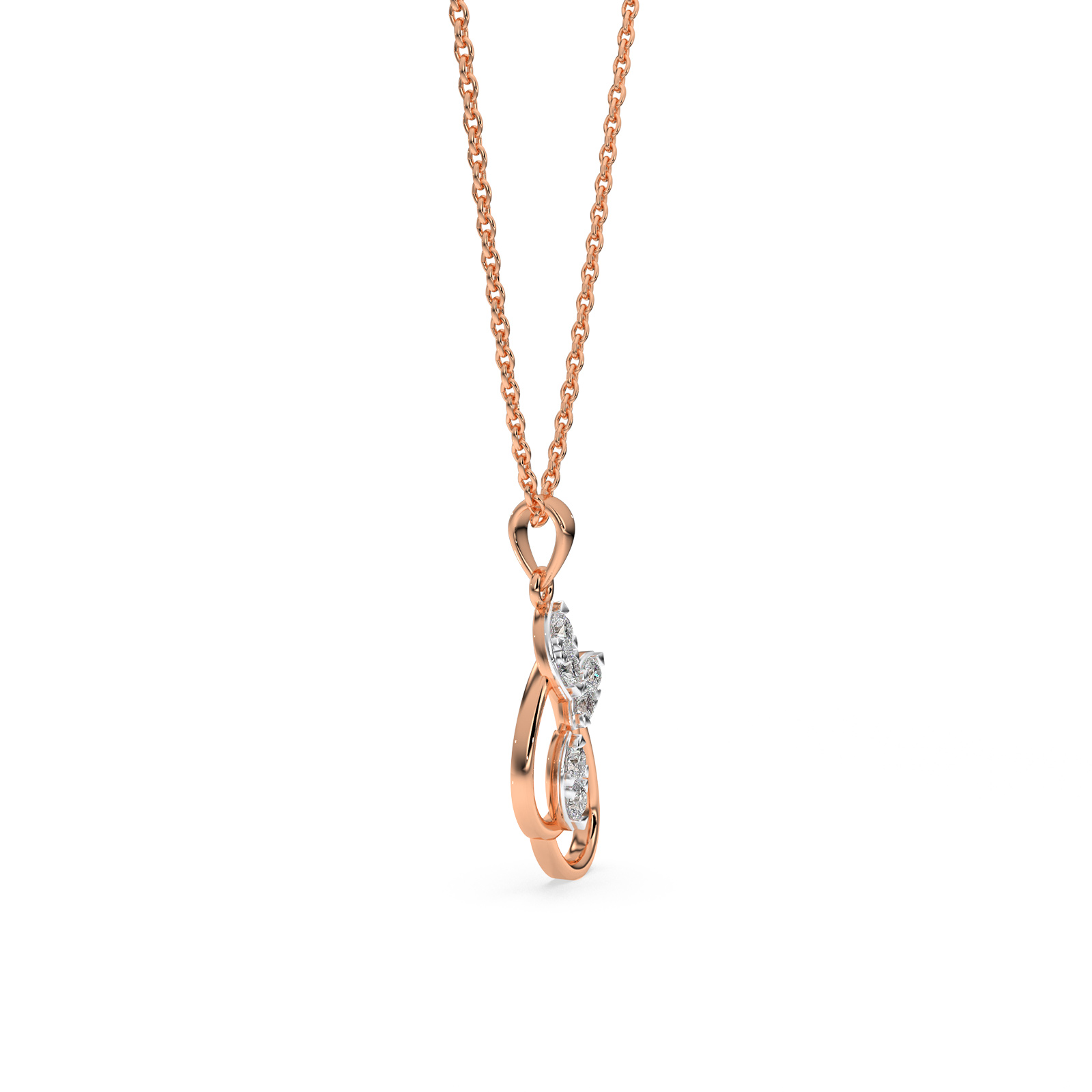 DIAMOND PENDANT 14CT