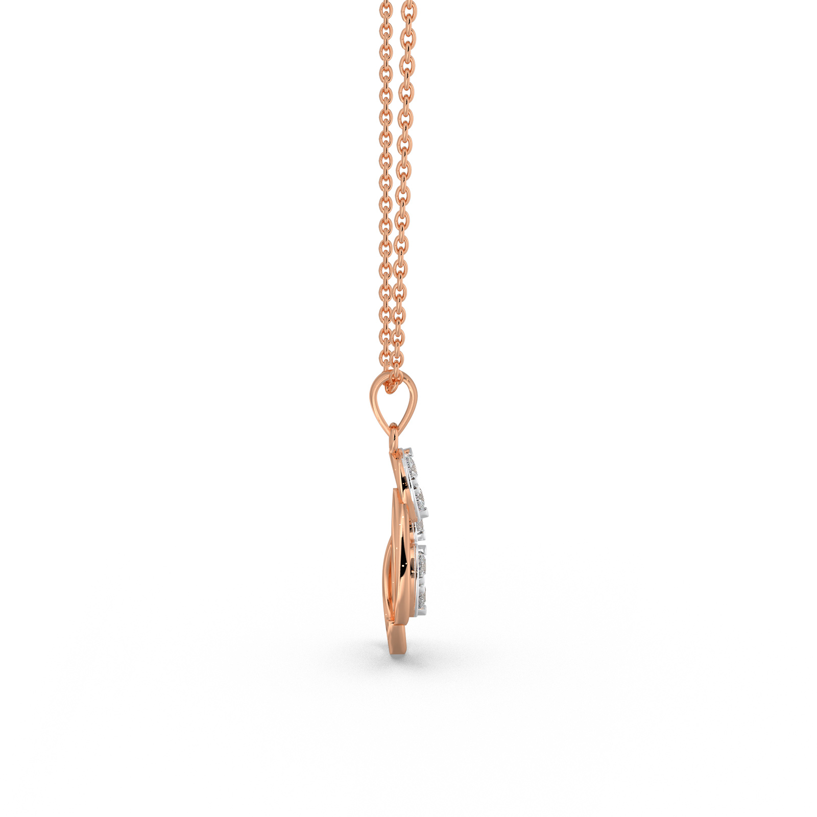DIAMOND PENDANT 14CT