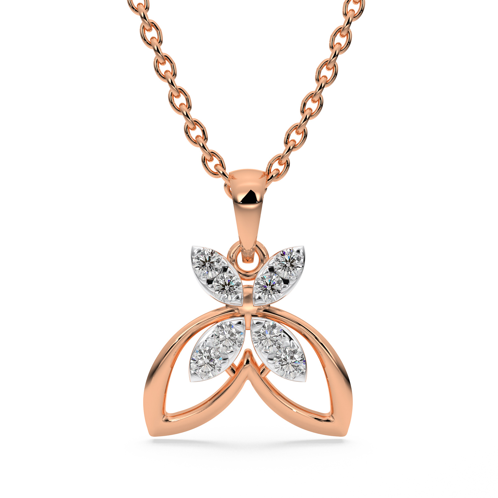 DIAMOND PENDANT 14CT
