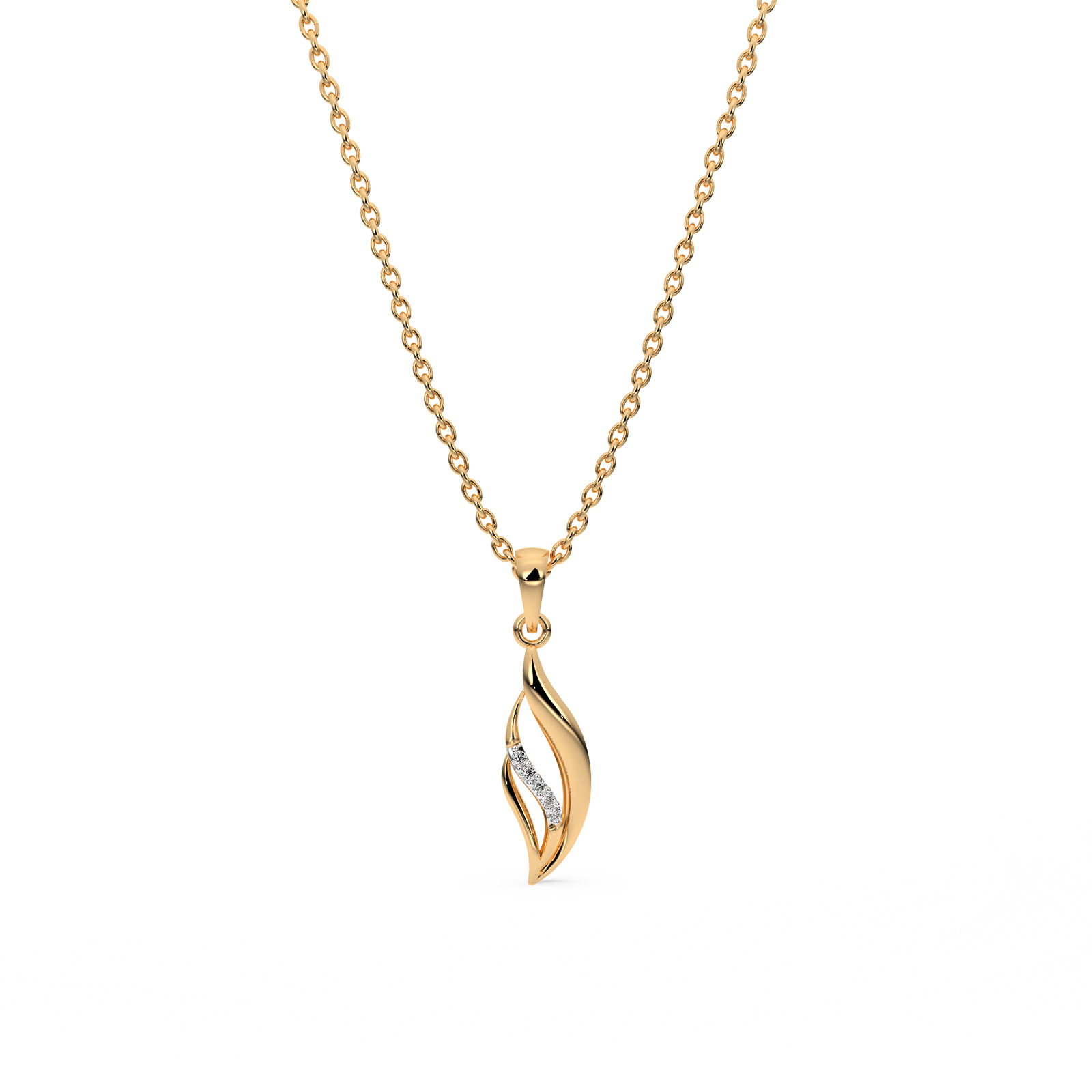 DIAMOND PENDANT 14CT