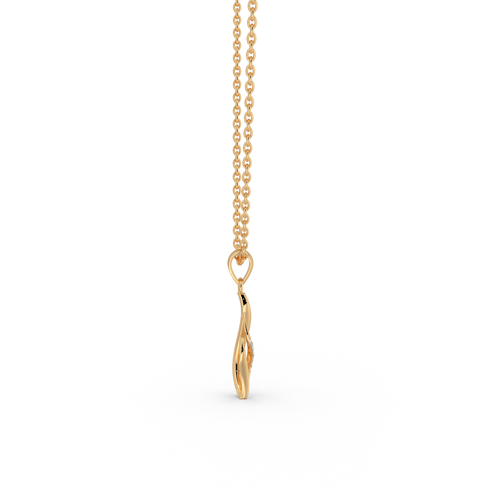 DIAMOND PENDANT 14CT