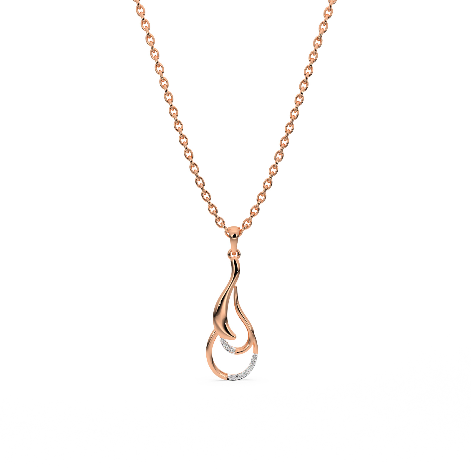 DIAMOND PENDANT 14CT