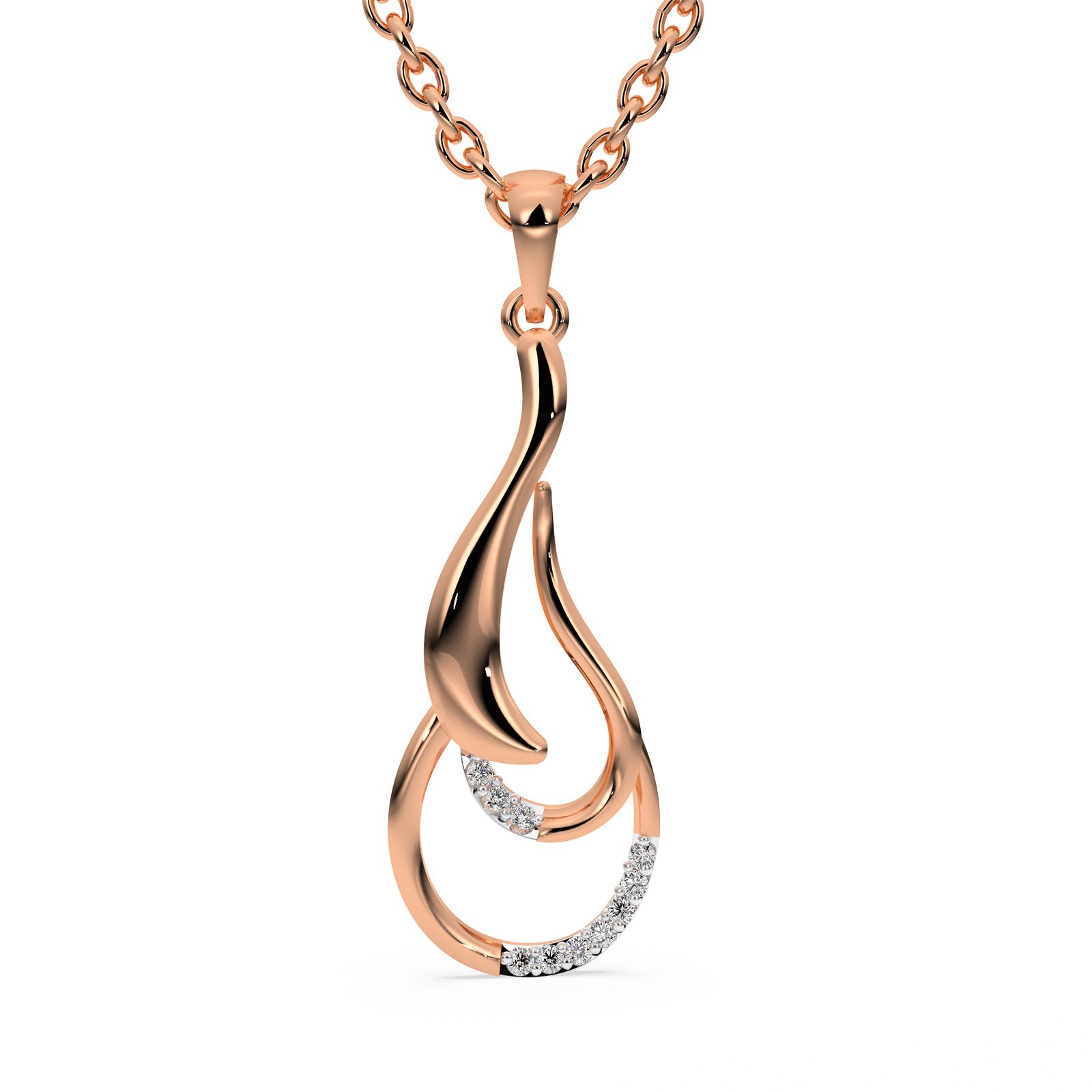 DIAMOND PENDANT 14CT