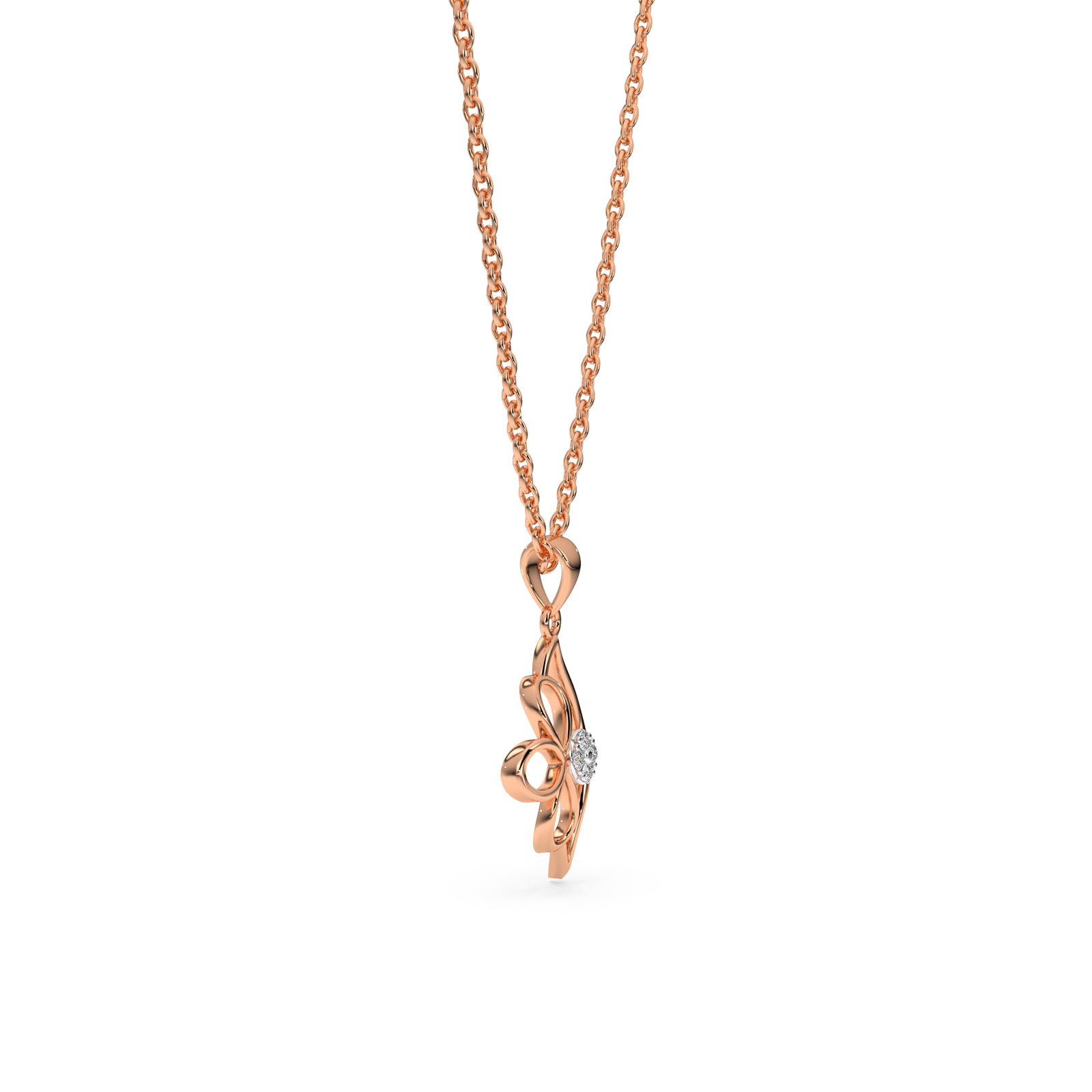 DIAMOND PENDANT 14CT