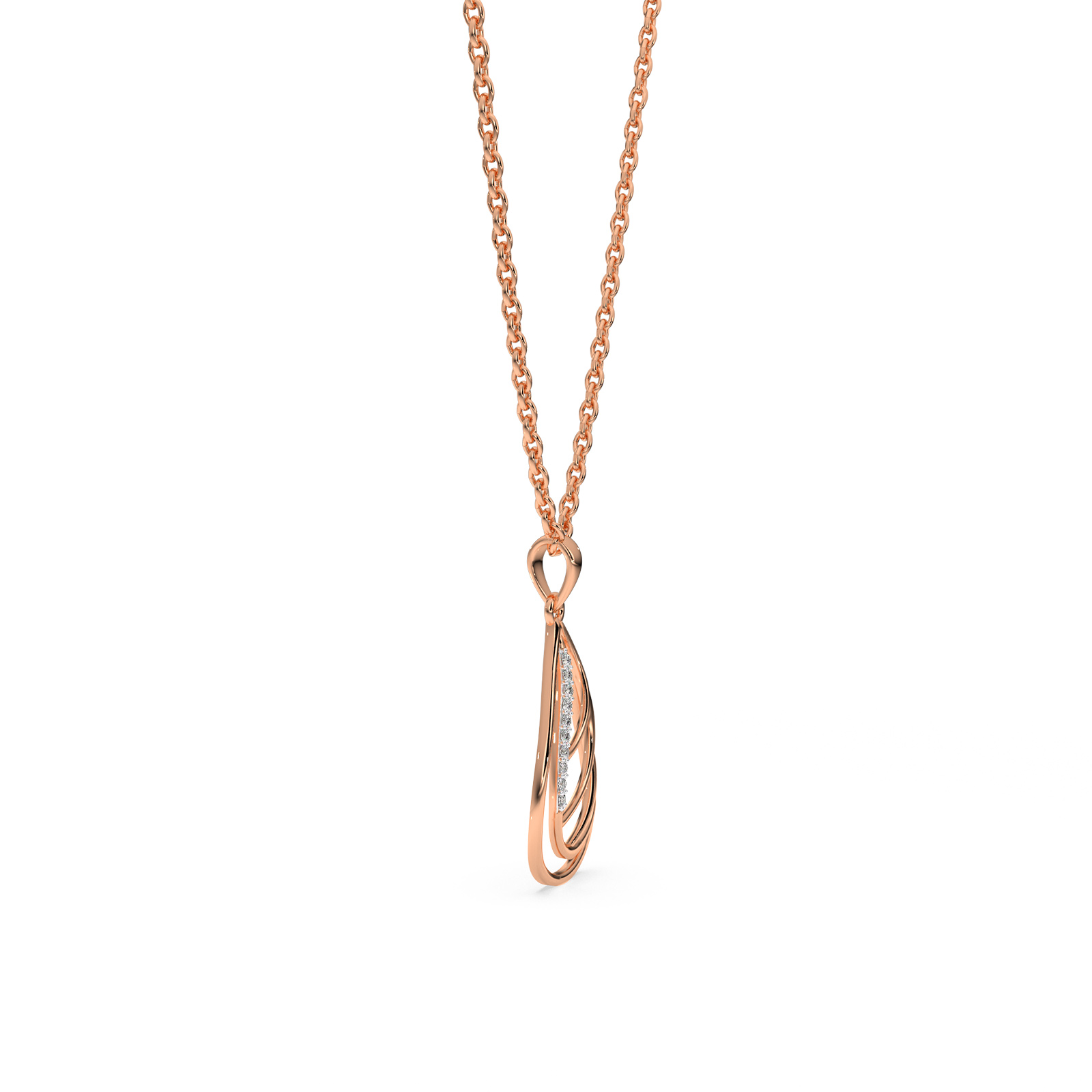 DIAMOND PENDANT 14CT